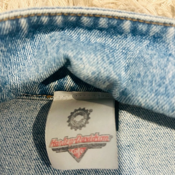 Harley Davidson Cafe Jean Jacket - Picture 6 of 7